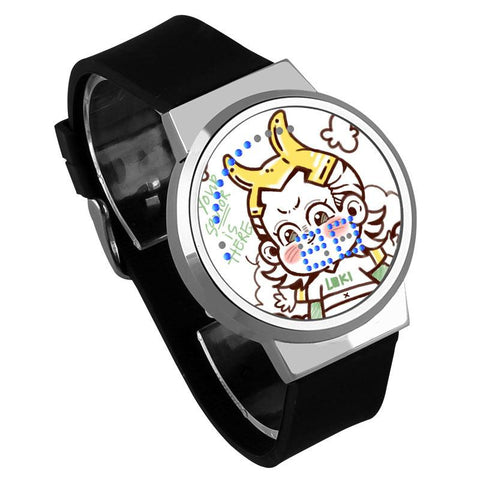 Waterproof Luminous LED Digital Touch Children watch - Travel frog #87