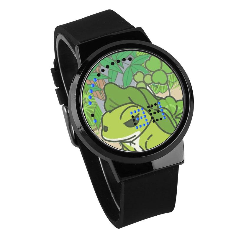 Waterproof Luminous LED Digital Touch Children watch - Travel frog #89