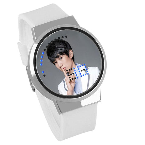 Waterproof Luminous LED Digital Touch Children watch  - TFBoys #31