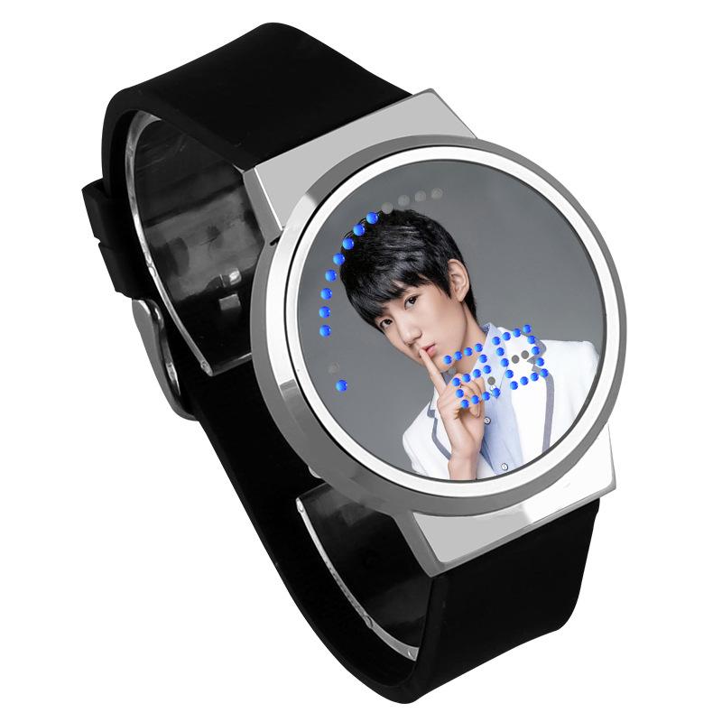 Waterproof Luminous LED Digital Touch Children watch  - TFBoys #33