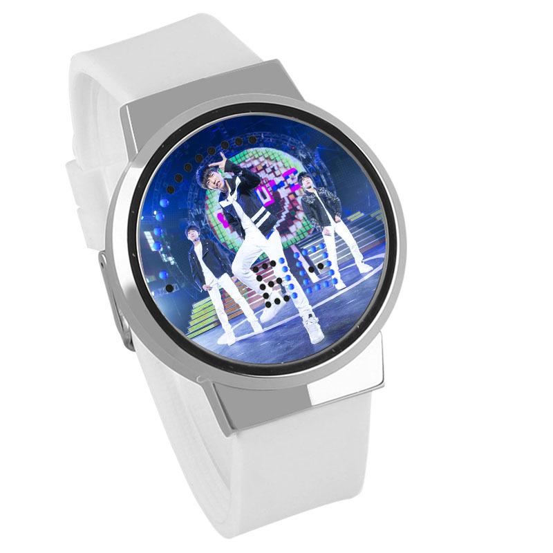 Waterproof Luminous LED Digital Touch Children watch  - TFBoys #28