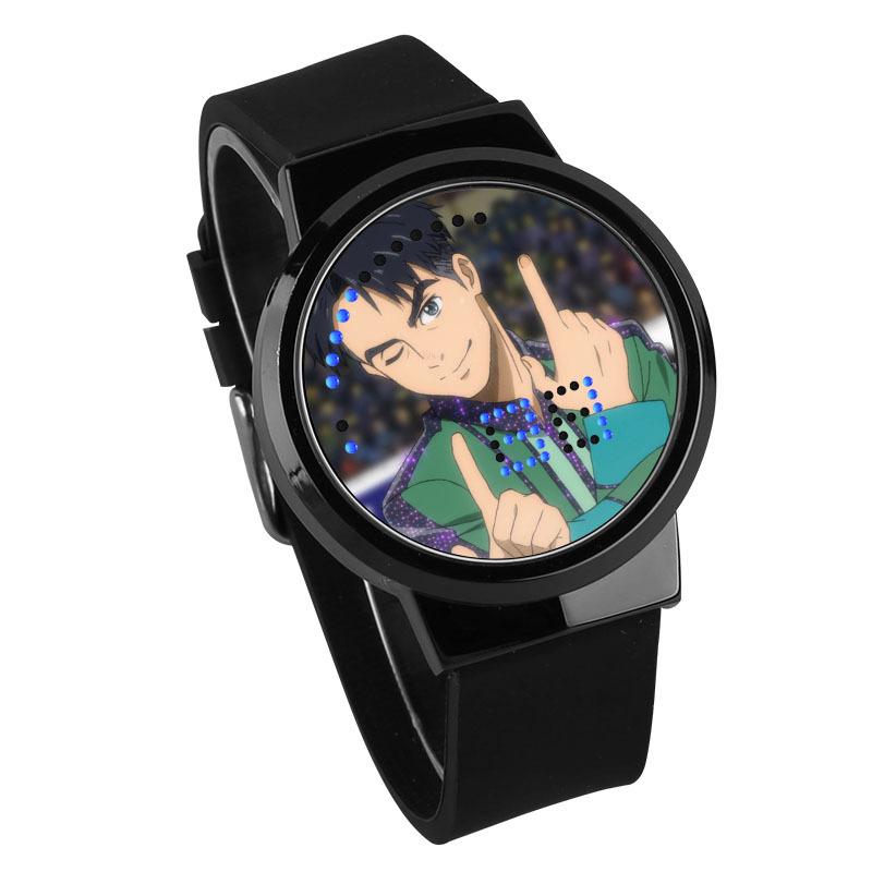 Waterproof Luminous LED Digital Touch Children watch  - YURI on ICE #23