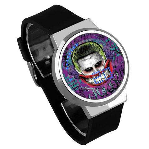 Waterproof Luminous LED Digital Touch Children watch  - Suicide Squad #12