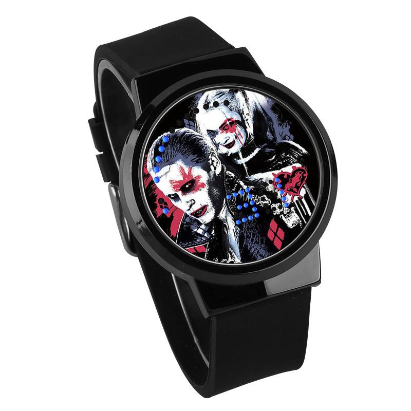 Waterproof Luminous LED Digital Touch Children watch  - Suicide Squad #17