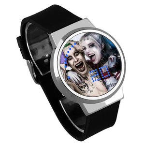 Waterproof Luminous LED Digital Touch Children watch  - Suicide Squad #30