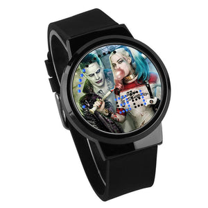 Waterproof Luminous LED Digital Touch Children watch  - Suicide Squad #20