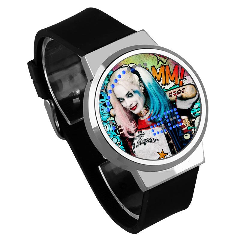 Waterproof Luminous LED Digital Touch Children watch  - Suicide Squad #27