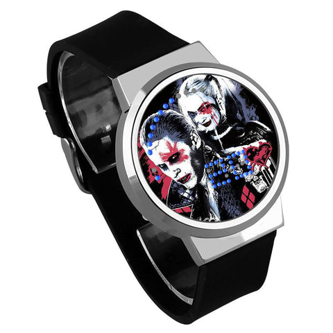 Waterproof Luminous LED Digital Touch Children watch  - Suicide Squad #18