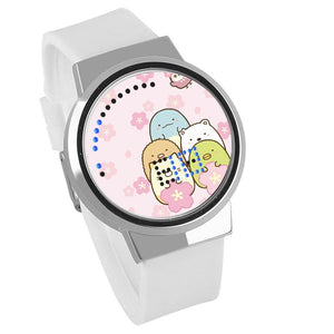 Waterproof Luminous LED Digital Touch Children watch  - Sumikkogurashi #7