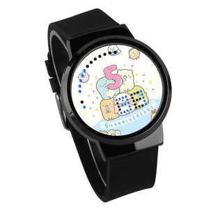 Waterproof Luminous LED Digital Touch Children watch  - Sumikkogurashi #23