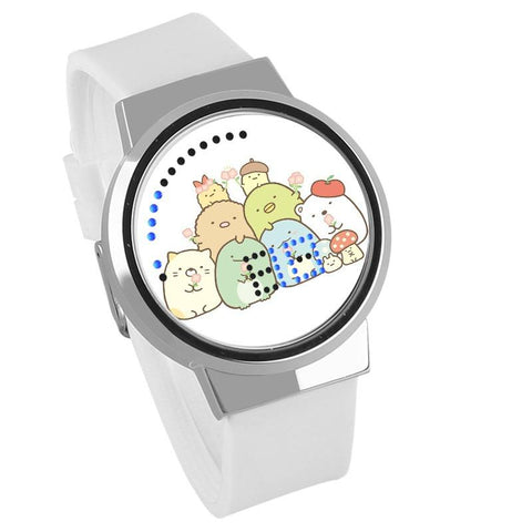 Waterproof Luminous LED Digital Touch Children watch  - Sumikkogurashi #46