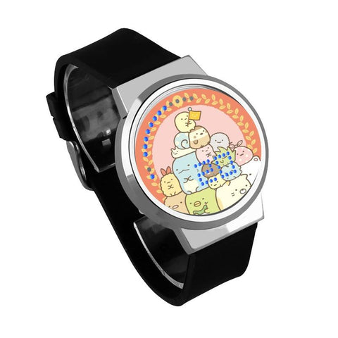 Waterproof Luminous LED Digital Touch Children watch  - Sumikkogurashi #57