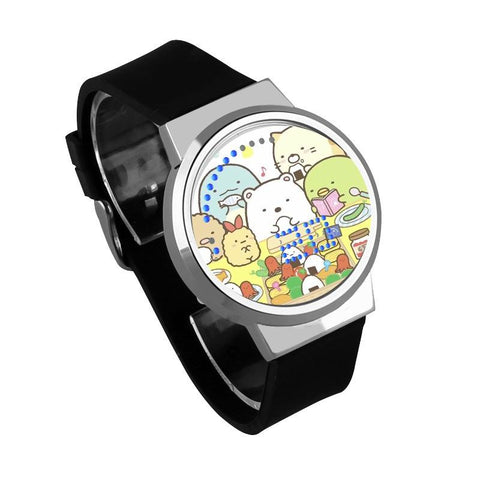 Waterproof Luminous LED Digital Touch Children watch  - Sumikkogurashi #72