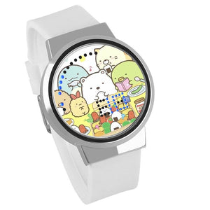 Waterproof Luminous LED Digital Touch Children watch  - Sumikkogurashi #70