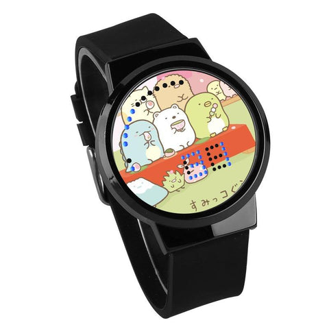 Waterproof Luminous LED Digital Touch Children watch  - Sumikkogurashi #77