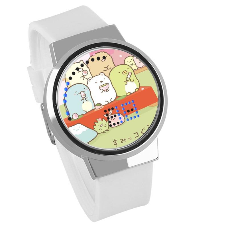 Waterproof Luminous LED Digital Touch Children watch  - Sumikkogurashi #76