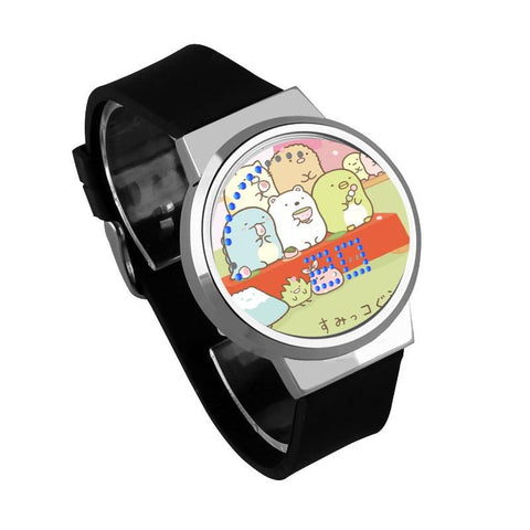 Waterproof Luminous LED Digital Touch Children watch  - Sumikkogurashi #78