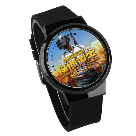 Waterproof Luminous LED Digital Touch Children watch  - PUBG #17