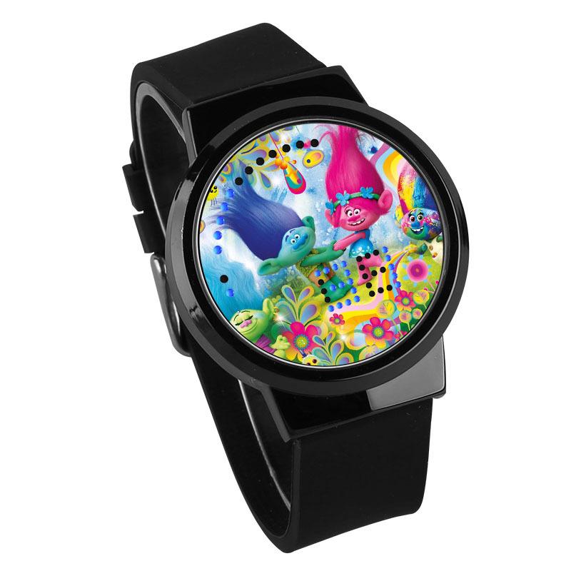 Waterproof Luminous LED Digital Touch Children watch  - Trolls #2