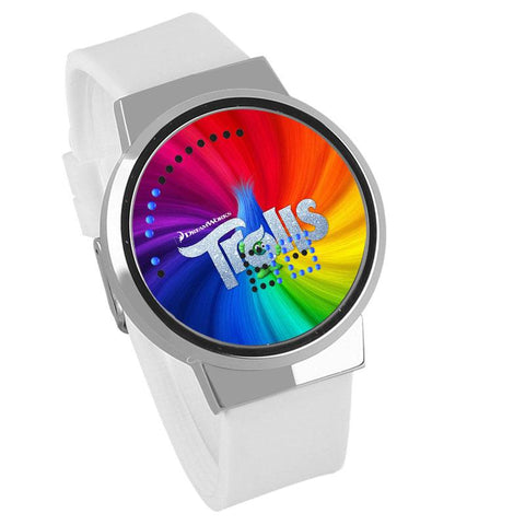 Waterproof Luminous LED Digital Touch Children watch  - Trolls #13