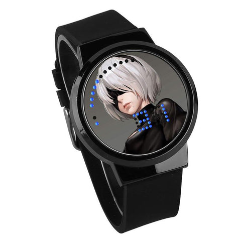 Waterproof Luminous LED Digital Touch Children watch  - YoRHa #8