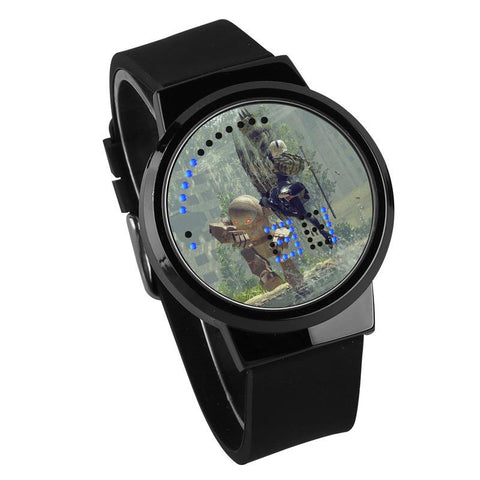 Waterproof Luminous LED Digital Touch Children watch  - YoRHa #17