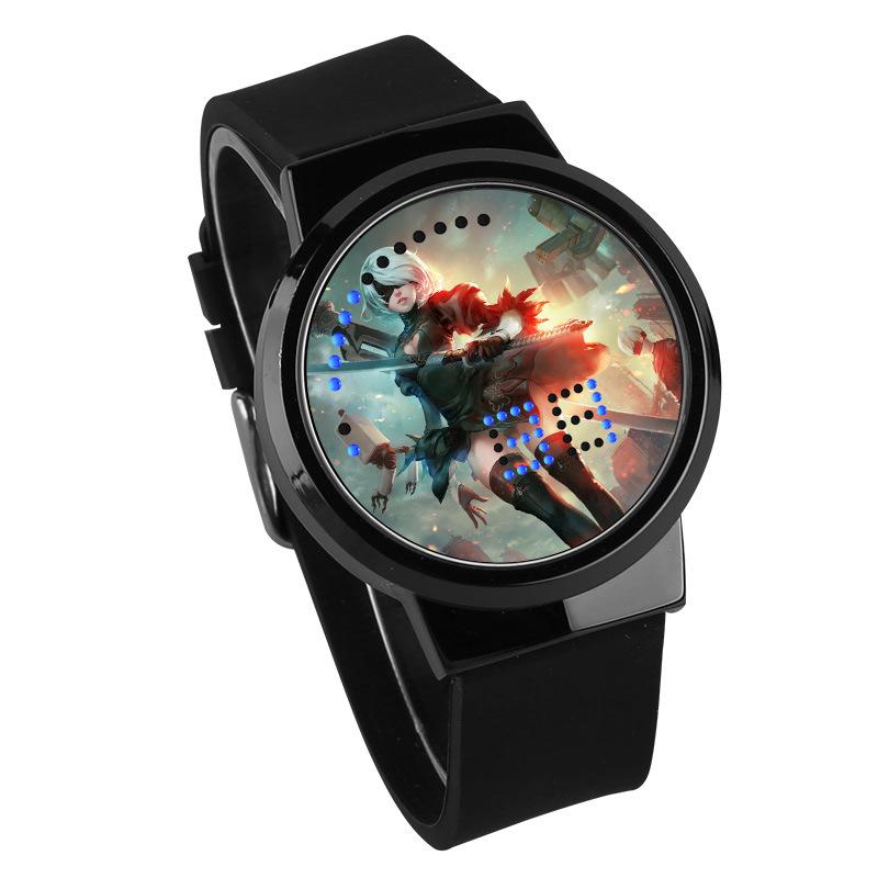 Waterproof Luminous LED Digital Touch Children watch  - YoRHa #29