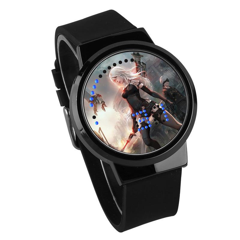 Waterproof Luminous LED Digital Touch Children watch  - YoRHa #32