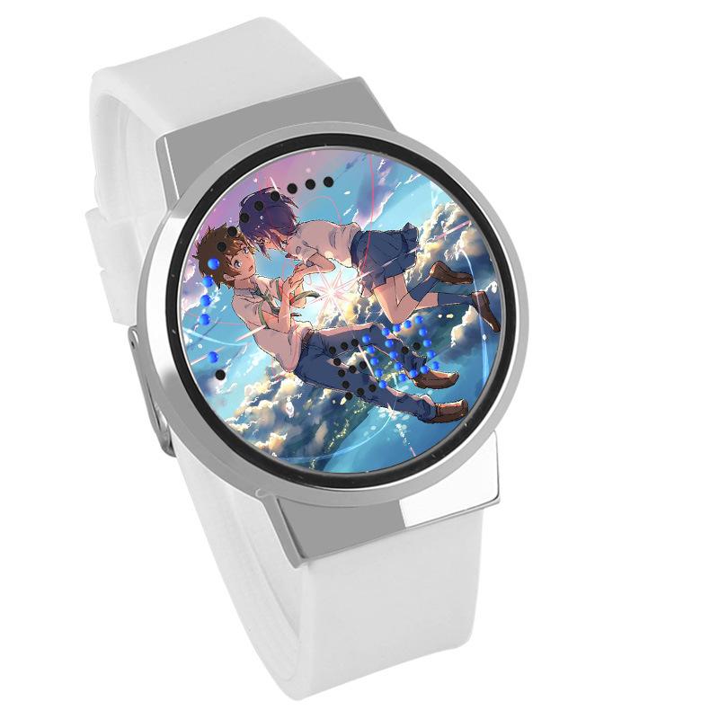 Waterproof Luminous LED Digital Touch Children watch  - Your Name #10