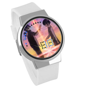 Waterproof Luminous LED Digital Touch Children watch  - Your Name #13