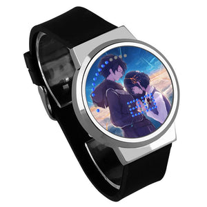 Waterproof Luminous LED Digital Touch Children watch  - Your Name #21