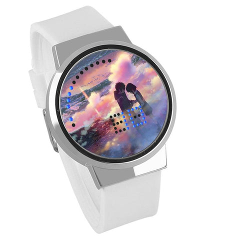 Waterproof Luminous LED Digital Touch Children watch  - Your Name #16