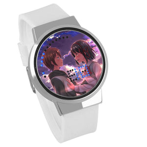 Waterproof Luminous LED Digital Touch Children watch  - Your Name #31