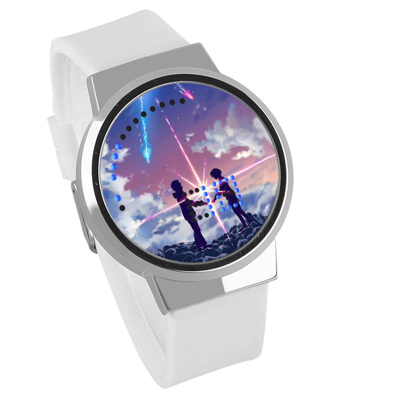 Waterproof Luminous LED Digital Touch Children watch  - Your Name #25