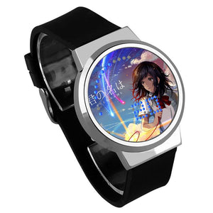 Waterproof Luminous LED Digital Touch Children watch  - Your Name #30