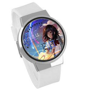 Waterproof Luminous LED Digital Touch Children watch  - Your Name #28