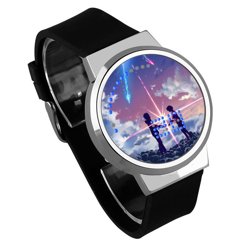 Waterproof Luminous LED Digital Touch Children watch  - Your Name #27