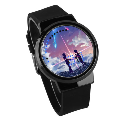 Waterproof Luminous LED Digital Touch Children watch  - Your Name #26