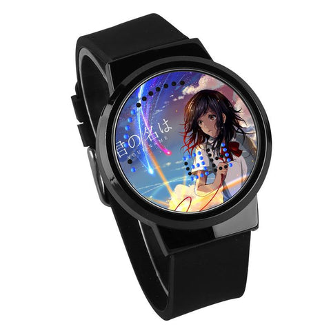 Waterproof Luminous LED Digital Touch Children watch  - Your Name #29