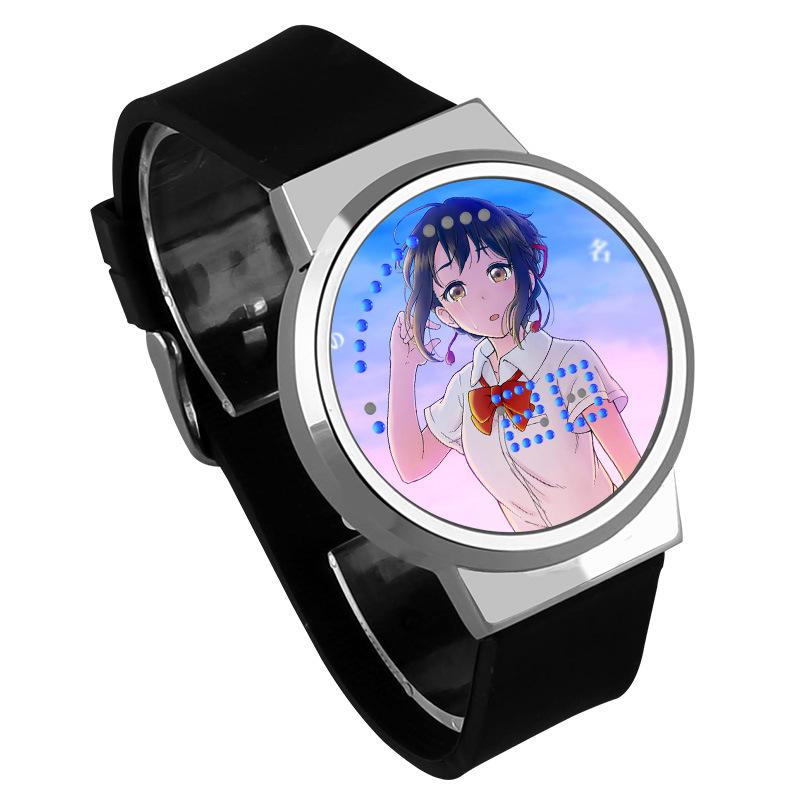 Waterproof Luminous LED Digital Touch Children watch  - Your Name #36