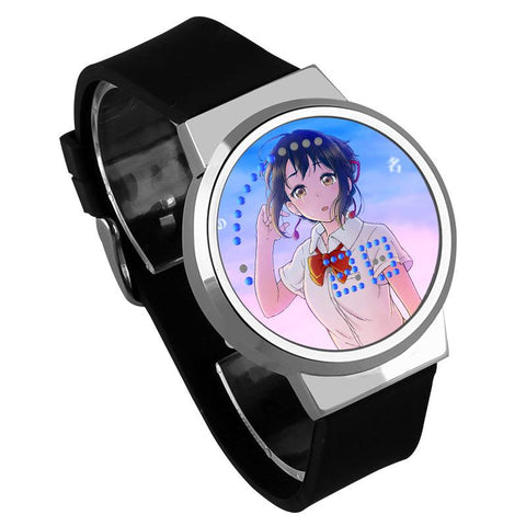 Waterproof Luminous LED Digital Touch Children watch  - Your Name #36