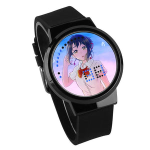 Waterproof Luminous LED Digital Touch Children watch  - Your Name #35