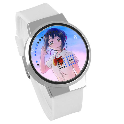 Waterproof Luminous LED Digital Touch Children watch  - Your Name #34