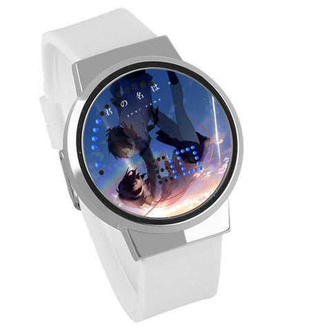 Waterproof Luminous LED Digital Touch Children watch  - Your Name #43