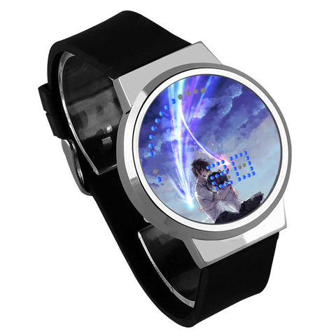 Waterproof Luminous LED Digital Touch Children watch  - Your Name #42