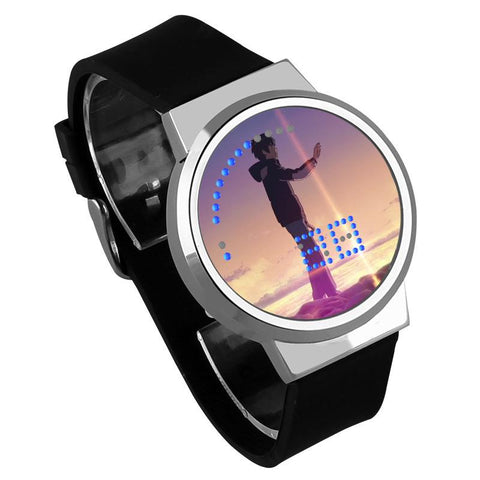 Waterproof Luminous LED Digital Touch Children watch  - Your Name #51