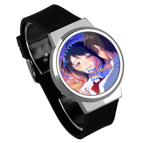 Waterproof Luminous LED Digital Touch Children watch  - Your Name #48