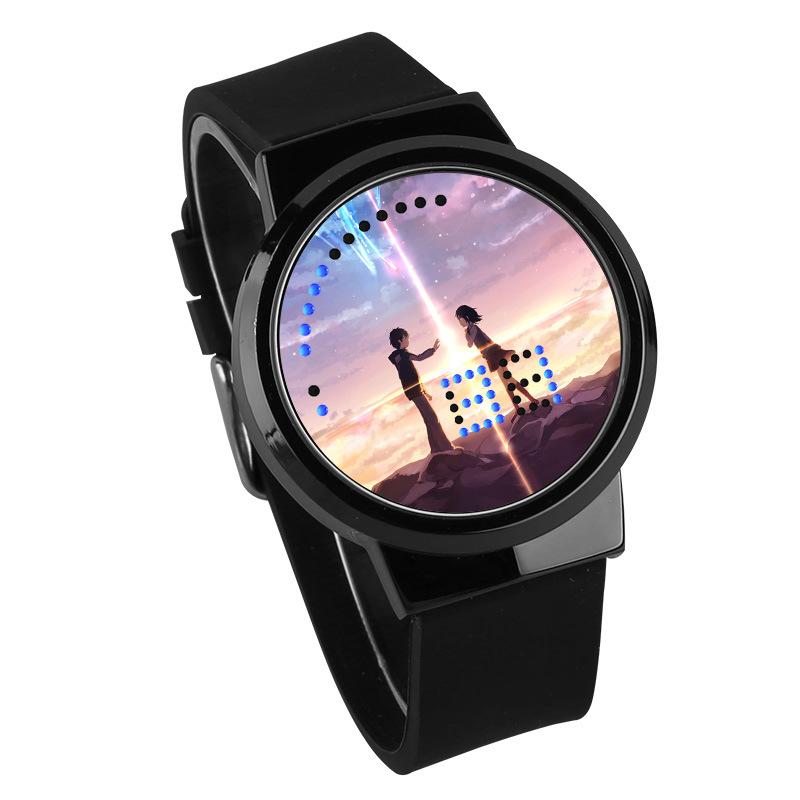 Waterproof Luminous LED Digital Touch Children watch  - Your Name #53