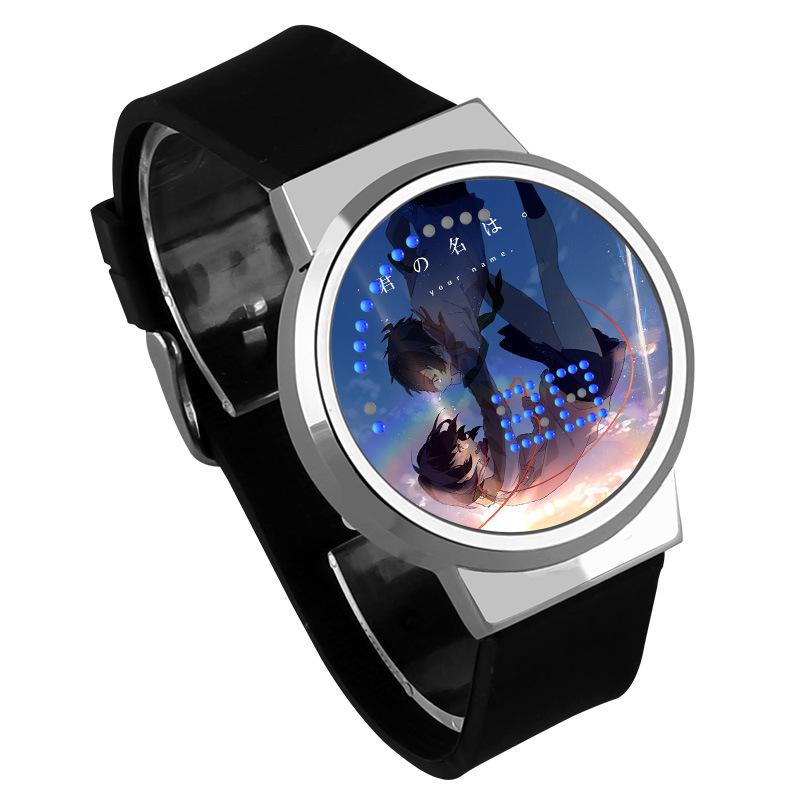 Waterproof Luminous LED Digital Touch Children watch  - Your Name #45