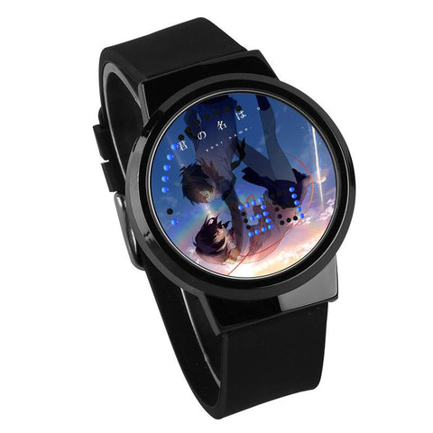 Waterproof Luminous LED Digital Touch Children watch  - Your Name #44